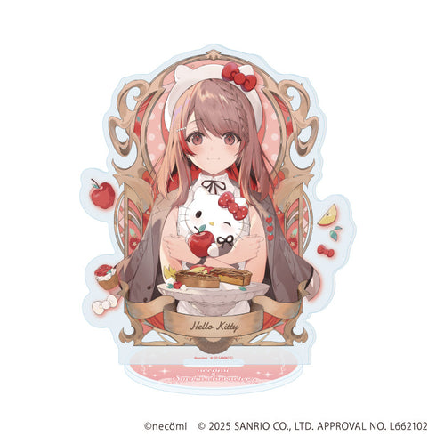 『necomi×サンリオキャラクターズ』アクリルスタンド04/ハローキティ(コラボイラスト)